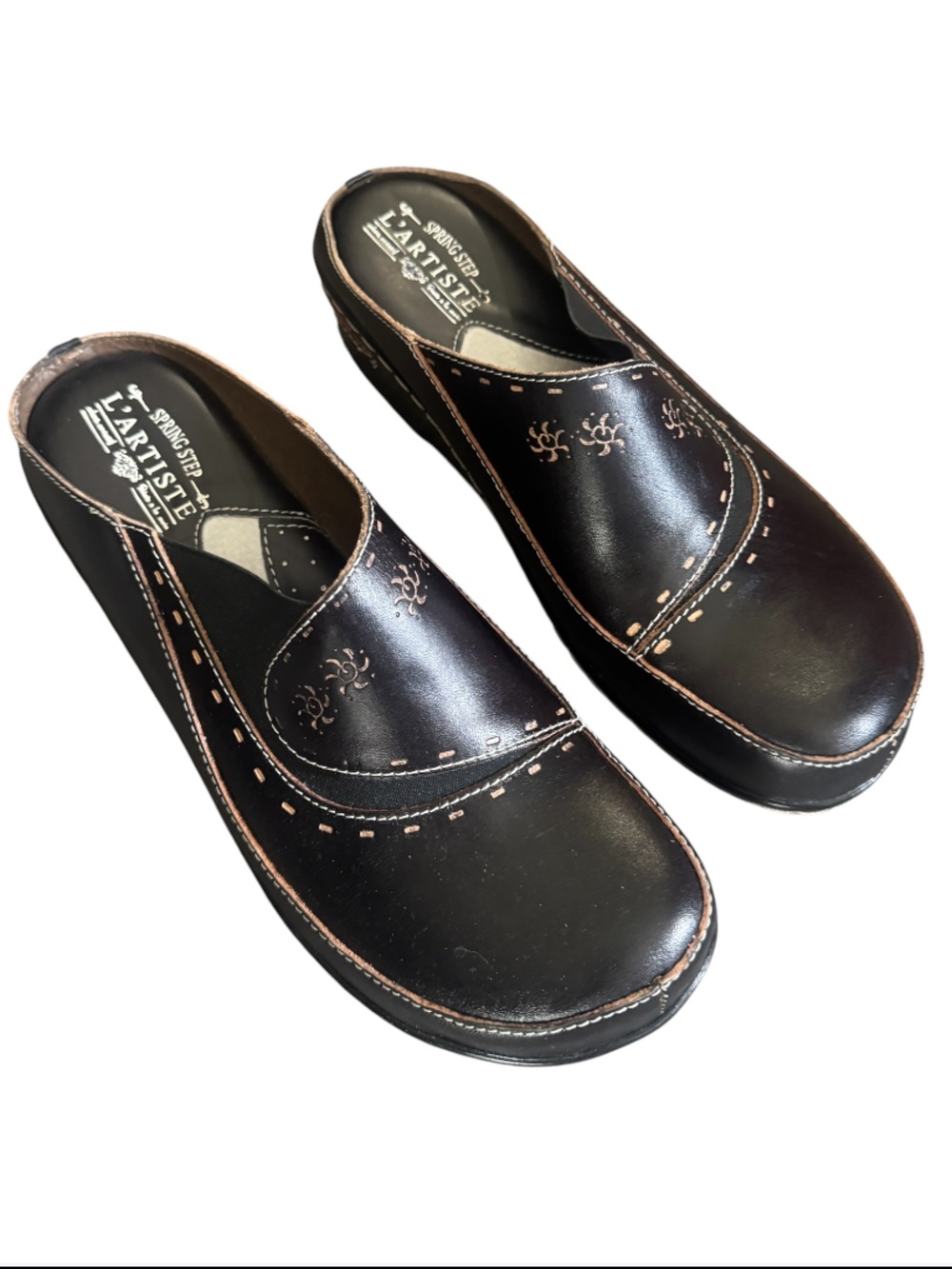 L'Artiste by Spring Step Chino slip-on clogs Size 11.5